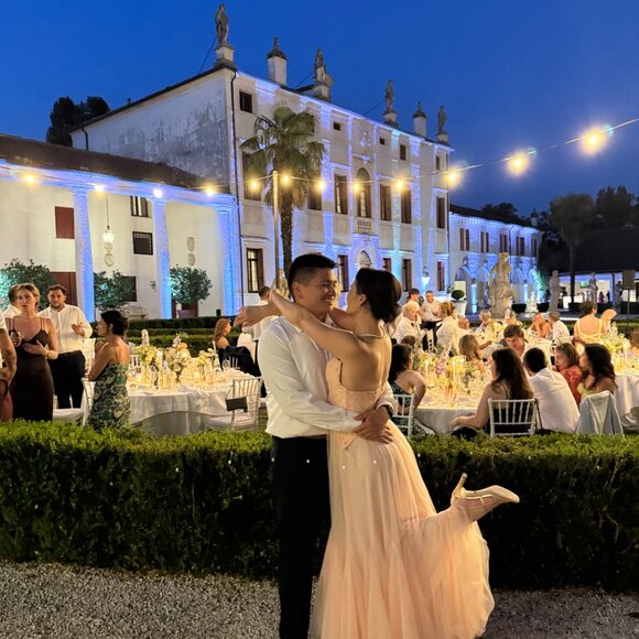 Ulrique Pink Lace Corset Tulle Maxi Dress - Size Small - Picture 10 of 12